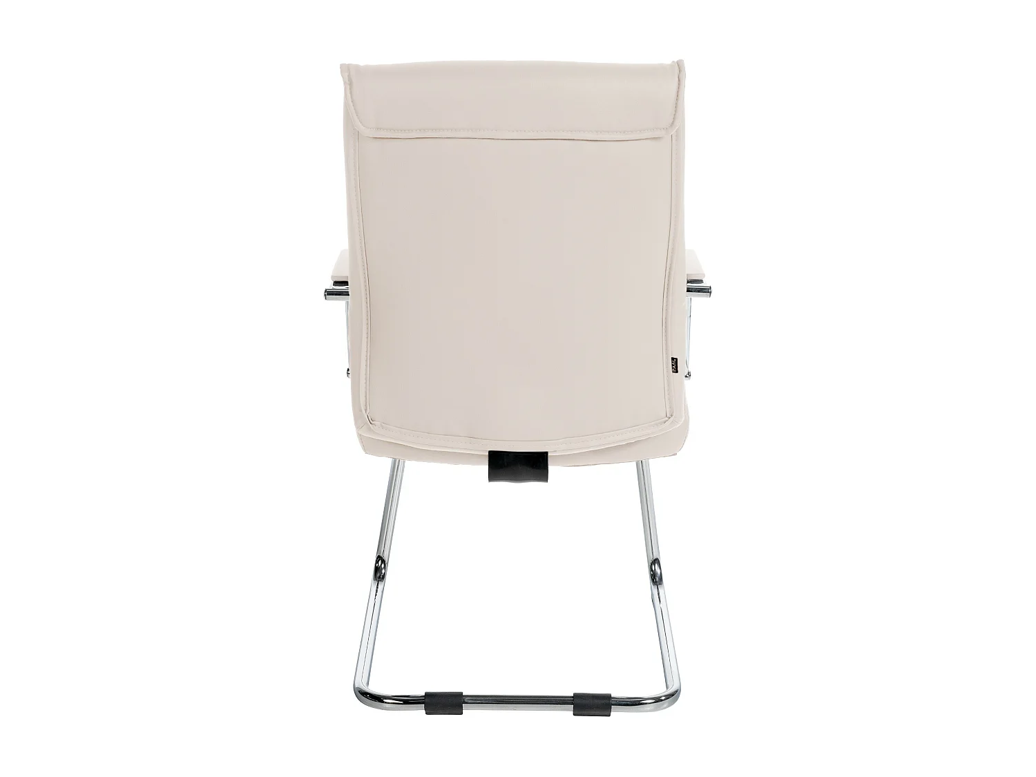 Lot de 2  chaises oscillantes - Similicuir - Crème - Sievert