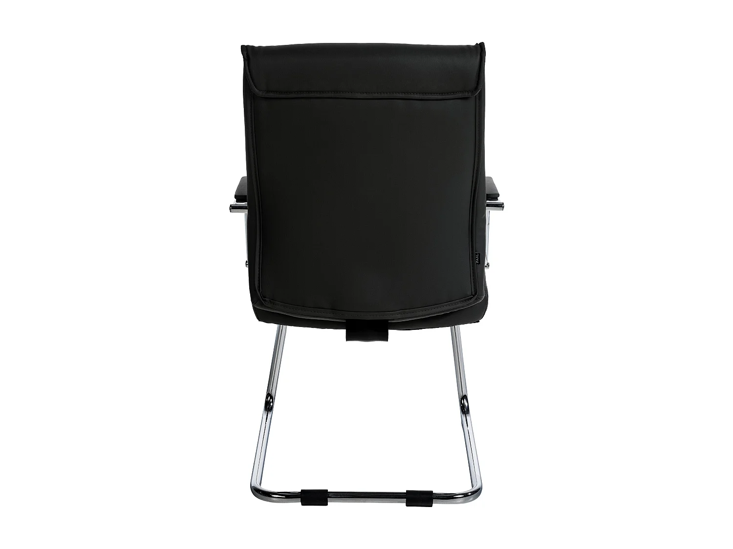 chaises oscillantes - Similicuir & Acier inoxydable - Noir - Sievert