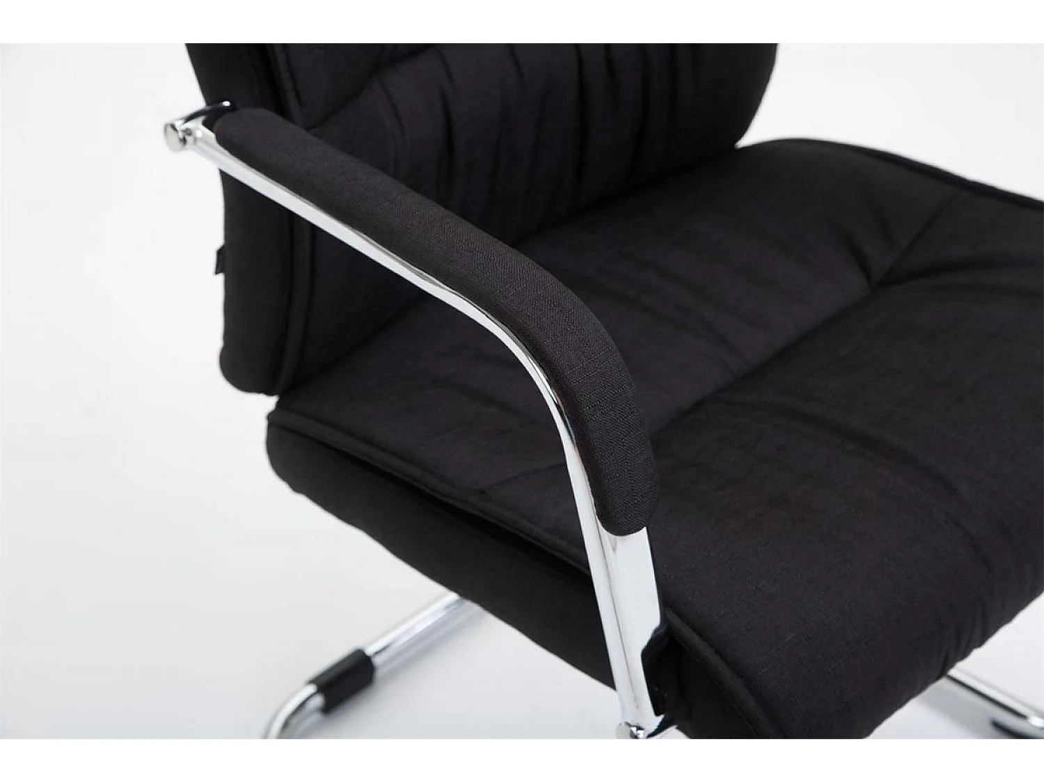 chaises oscillantes - Tissu & Noyer - Noir - Sievert