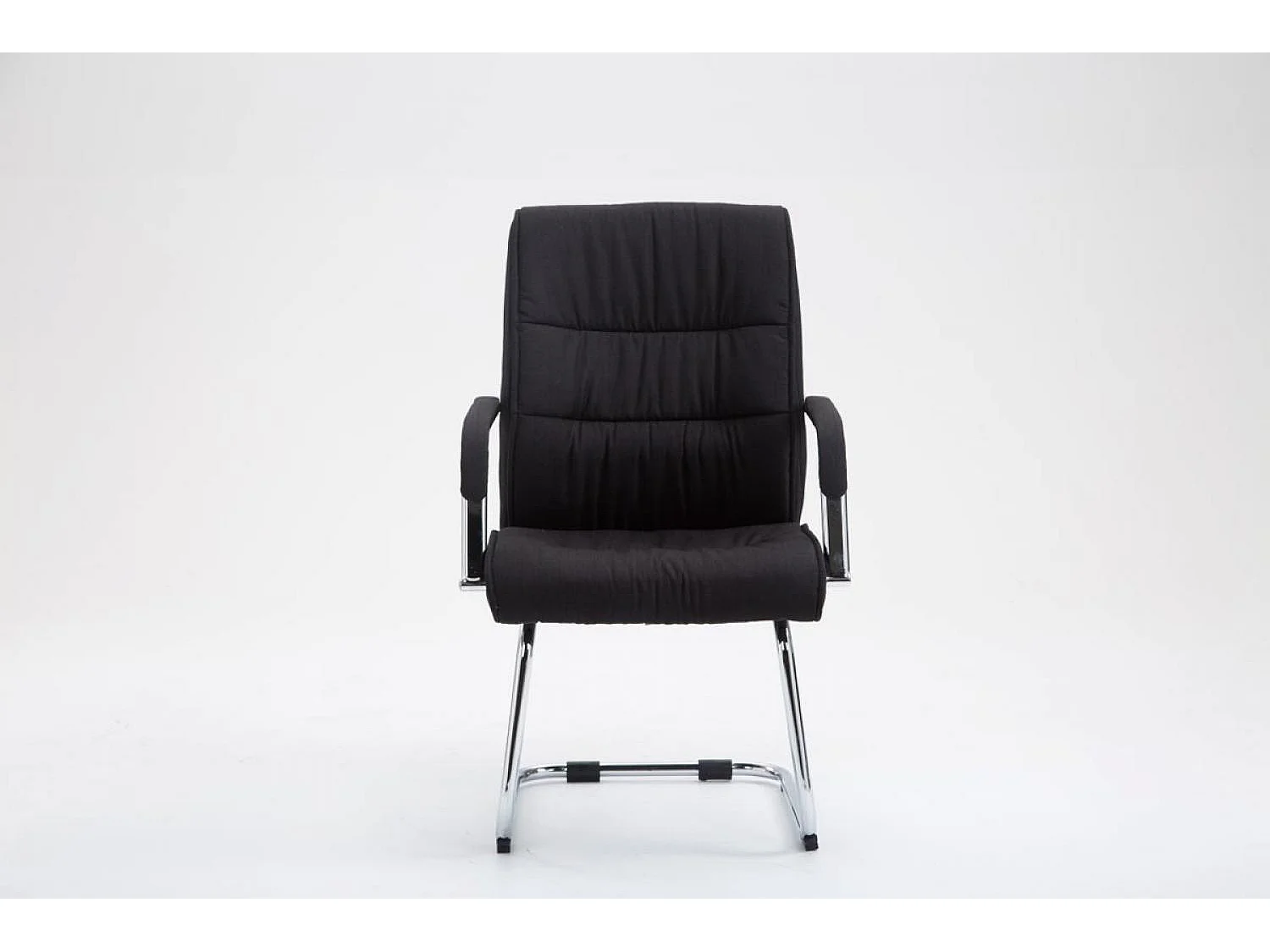 chaises oscillantes - Tissu & Noyer - Noir - Sievert