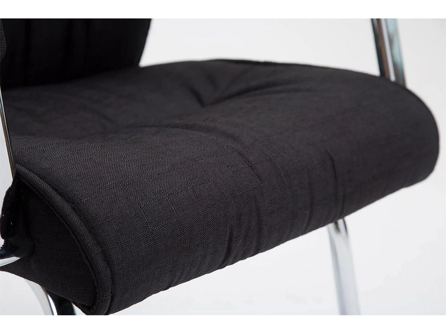 chaises oscillantes - Tissu & Noyer - Noir - Sievert
