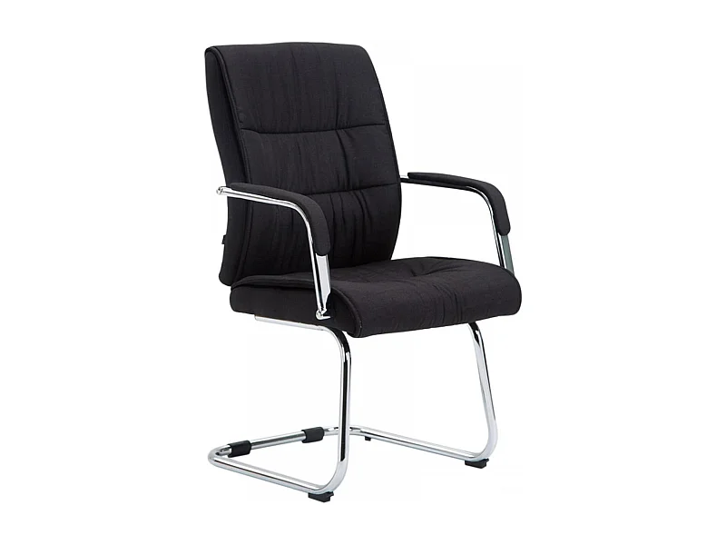 chaises oscillantes - Tissu & Noyer - Noir - Sievert