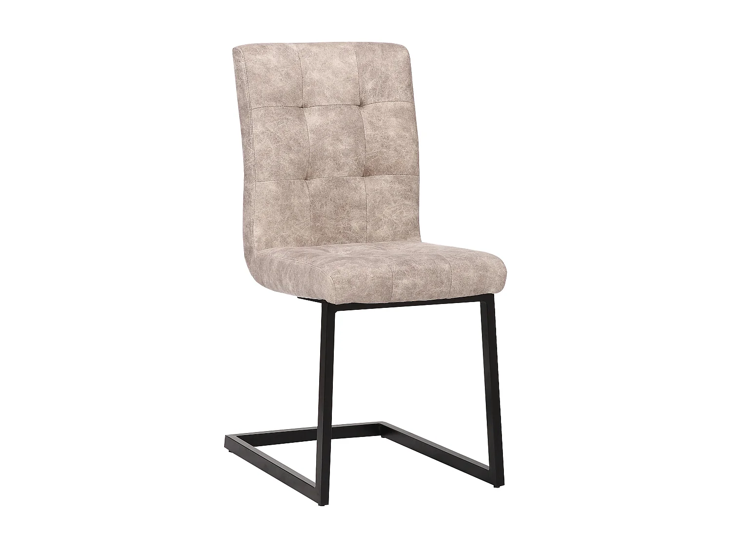 chaises oscillantes - Tissu & Métal - Crème - Feline