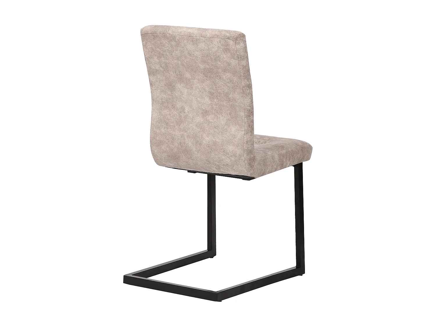 chaises oscillantes - Tissu & Métal - Crème - Feline