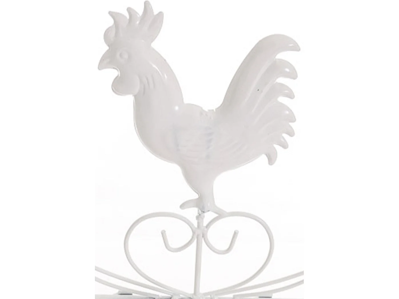 Étagères sur pied - Métal - 61.5 x 33 x 153cm - Blanc - Mia