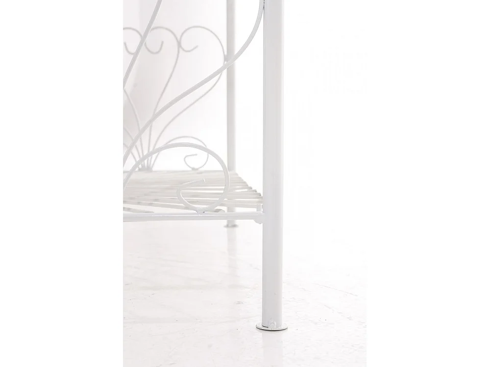 Étagères sur pied - Métal - 61.5 x 33 x 153cm - Blanc - Mia