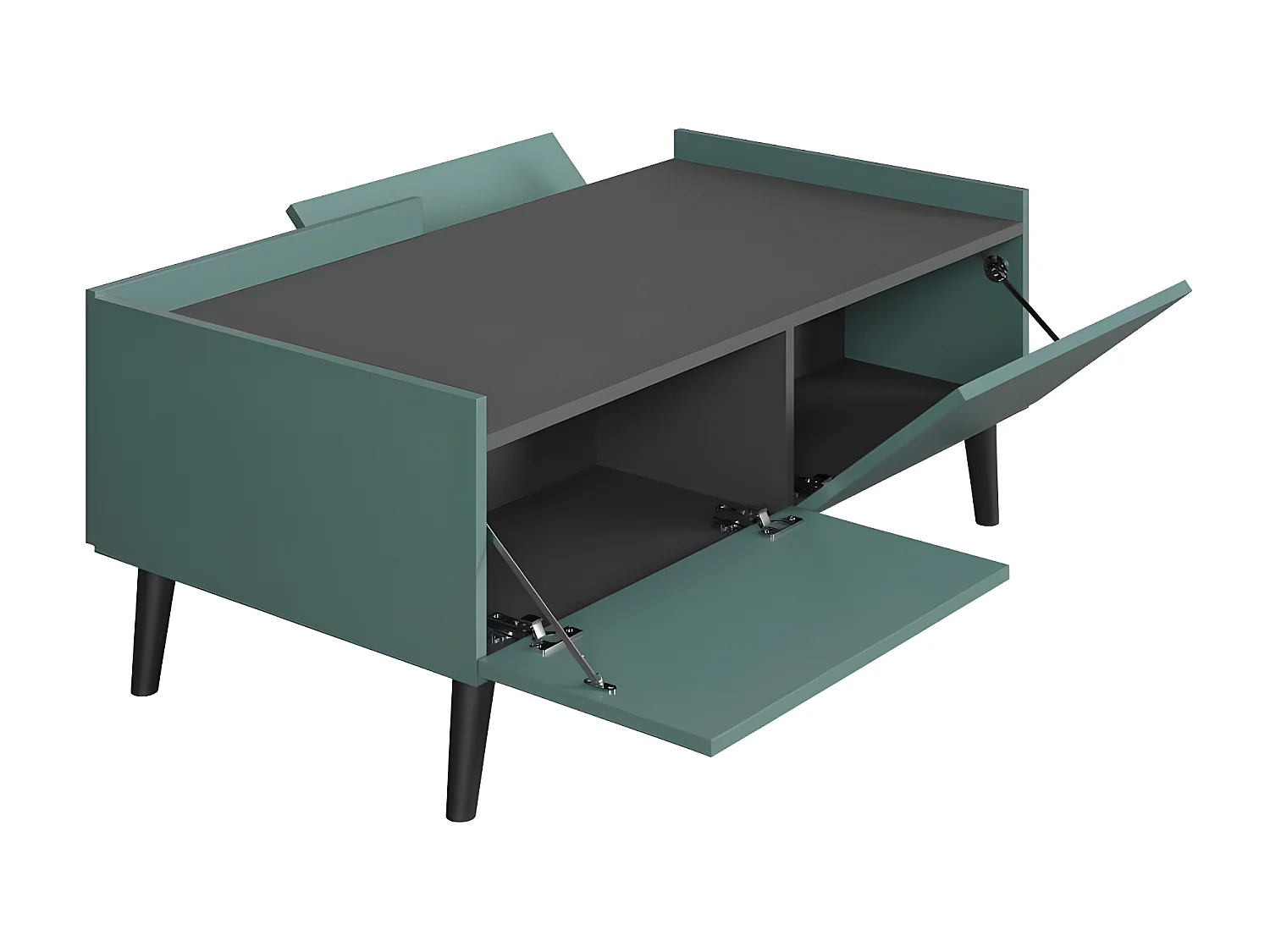 Melton Couchtisch blau, grau.