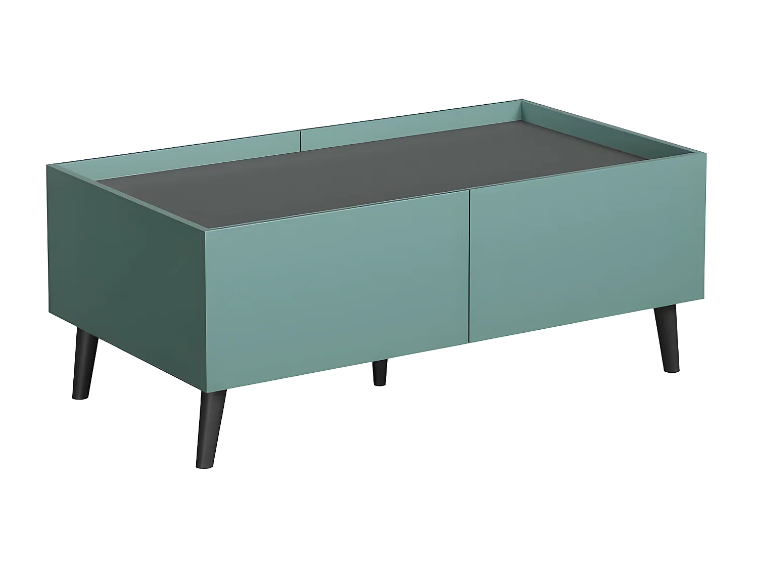 Melton Couchtisch blau, grau.