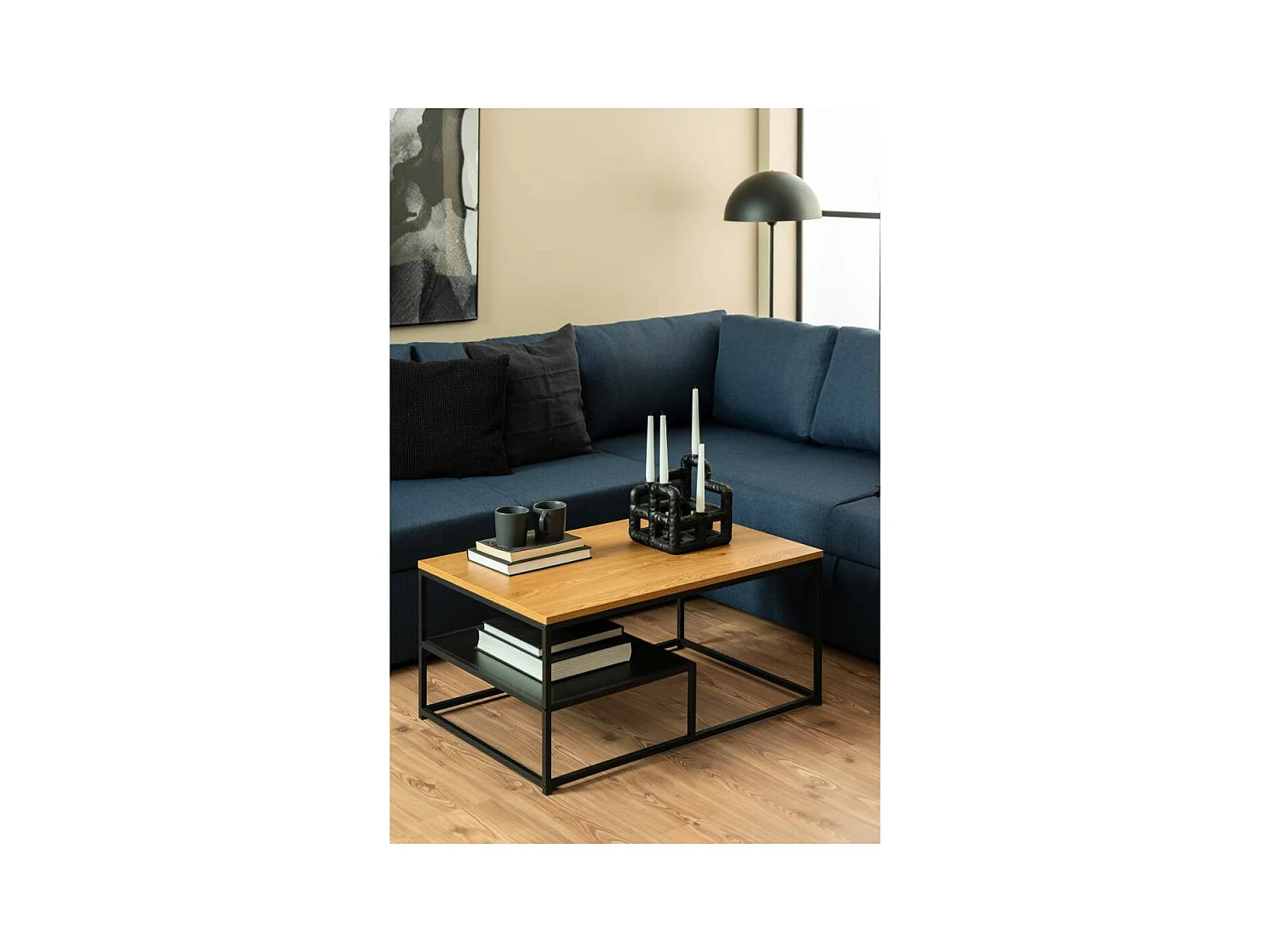 Gila table basse chêne décor.