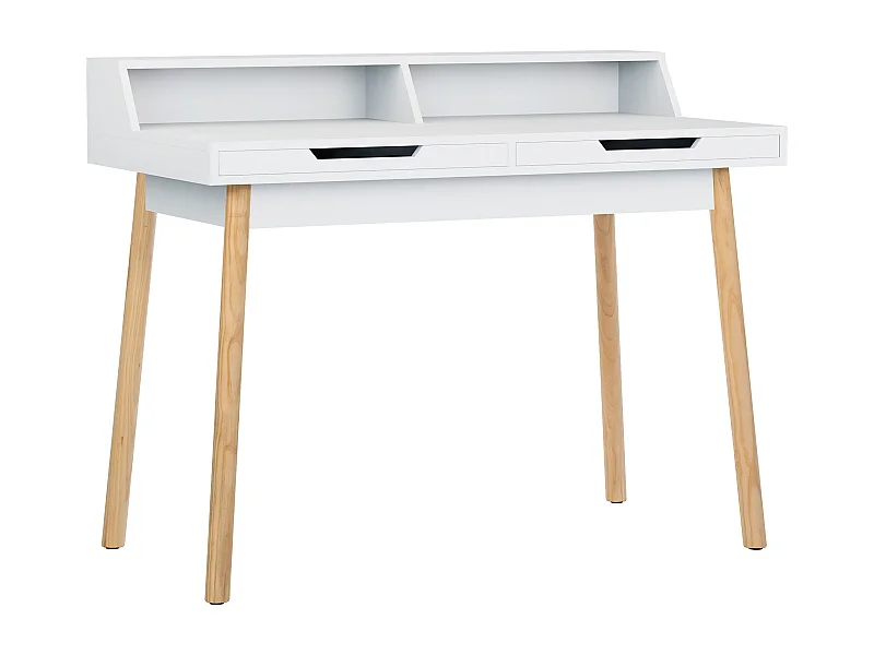 table de bureau - Bois - 110 cm - Blanc - Eaton