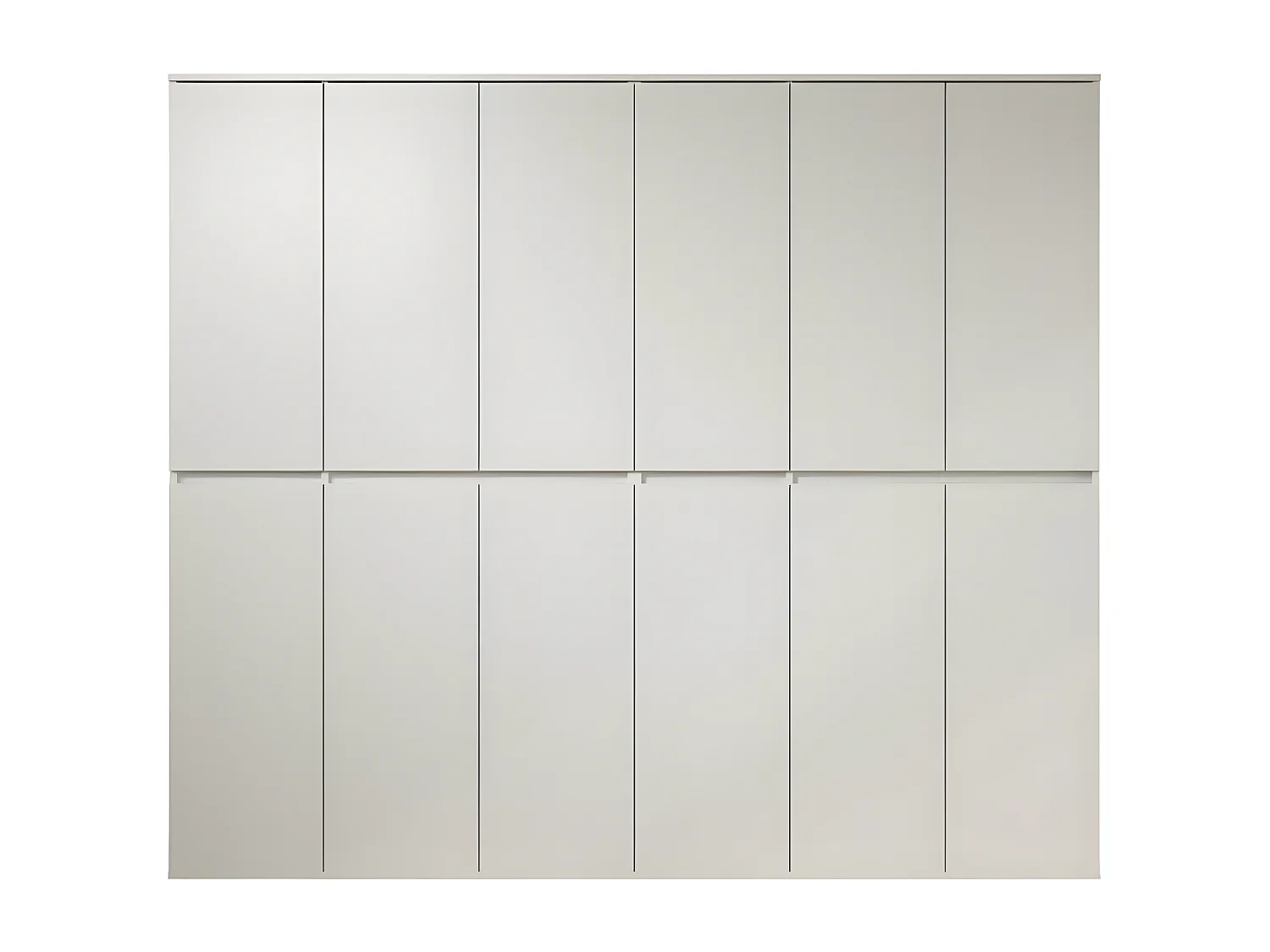 Nevada kledingkast 12 deuren wit.