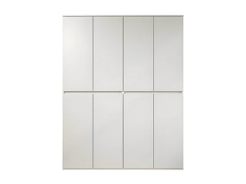 Nevada armoire de rangement 8 portes blanc.