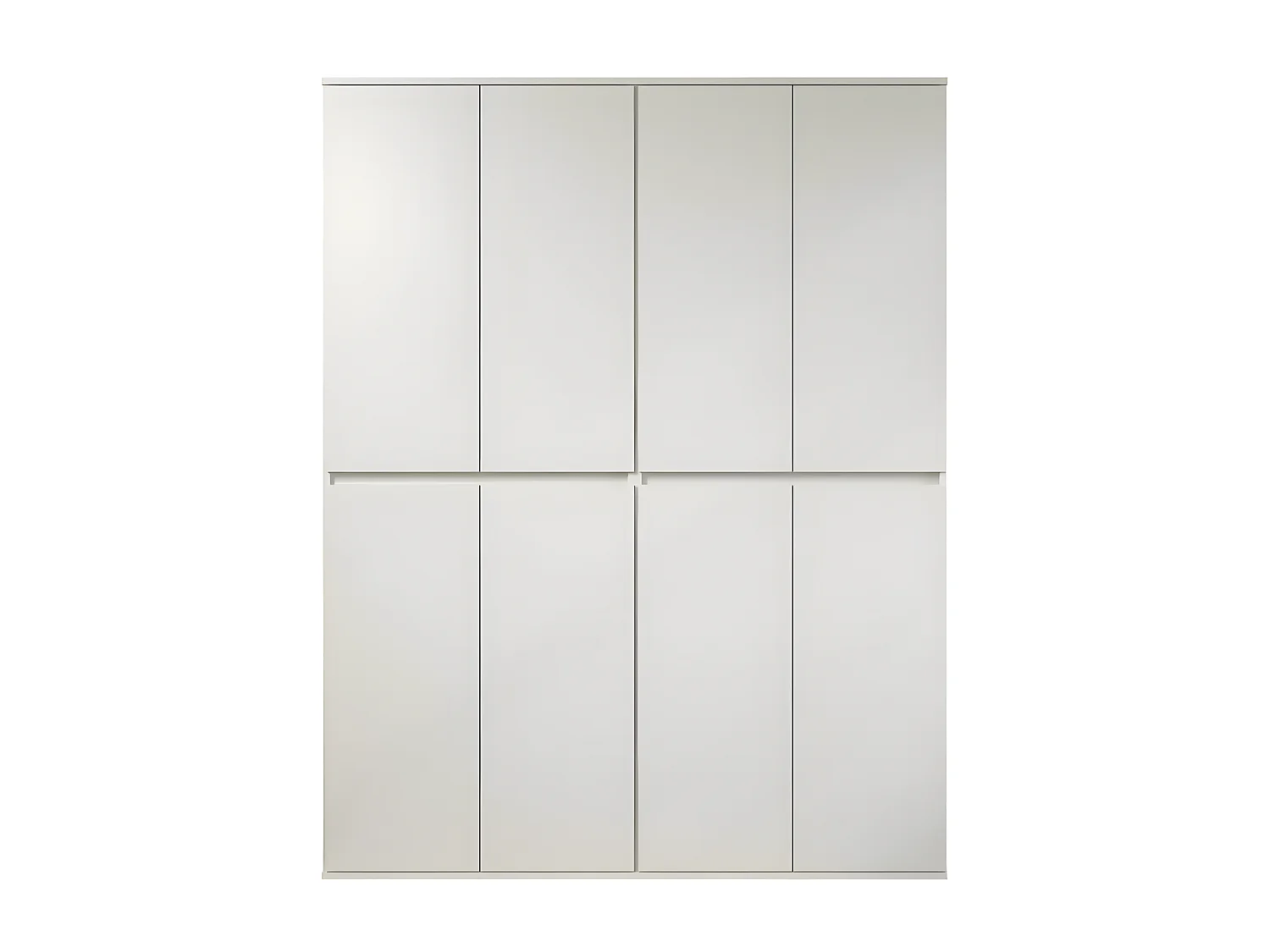 Nevada armoire de rangement 8 portes blanc.