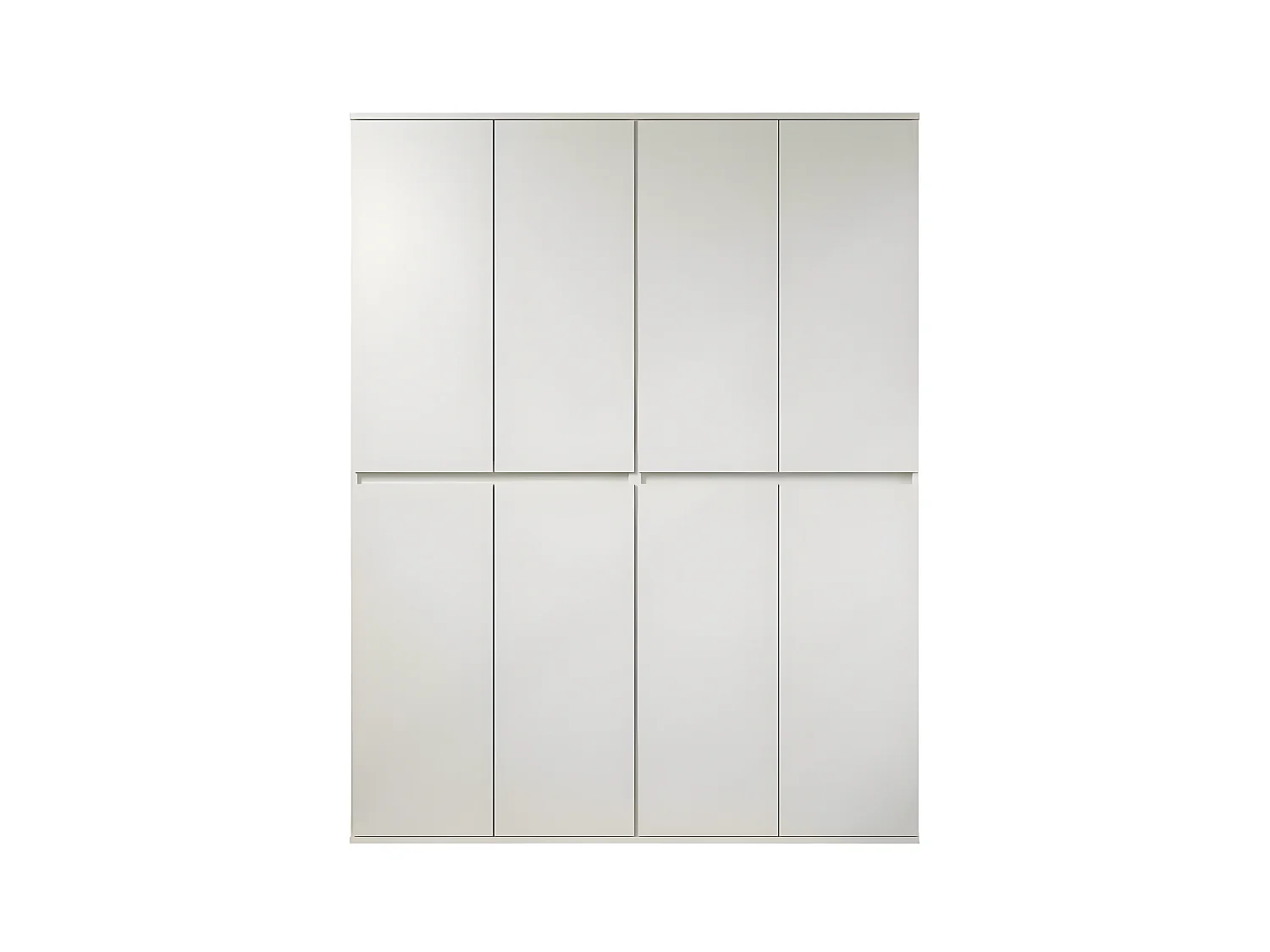 Nevada armoire de rangement 8 portes blanc.