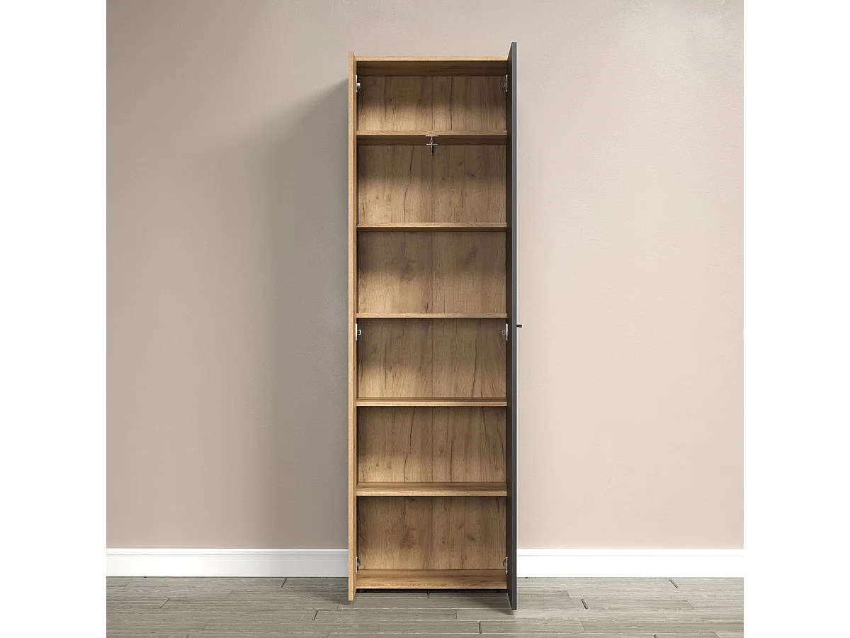 Armoire d'entrée 2 porte L60 cm - ESTEBAN