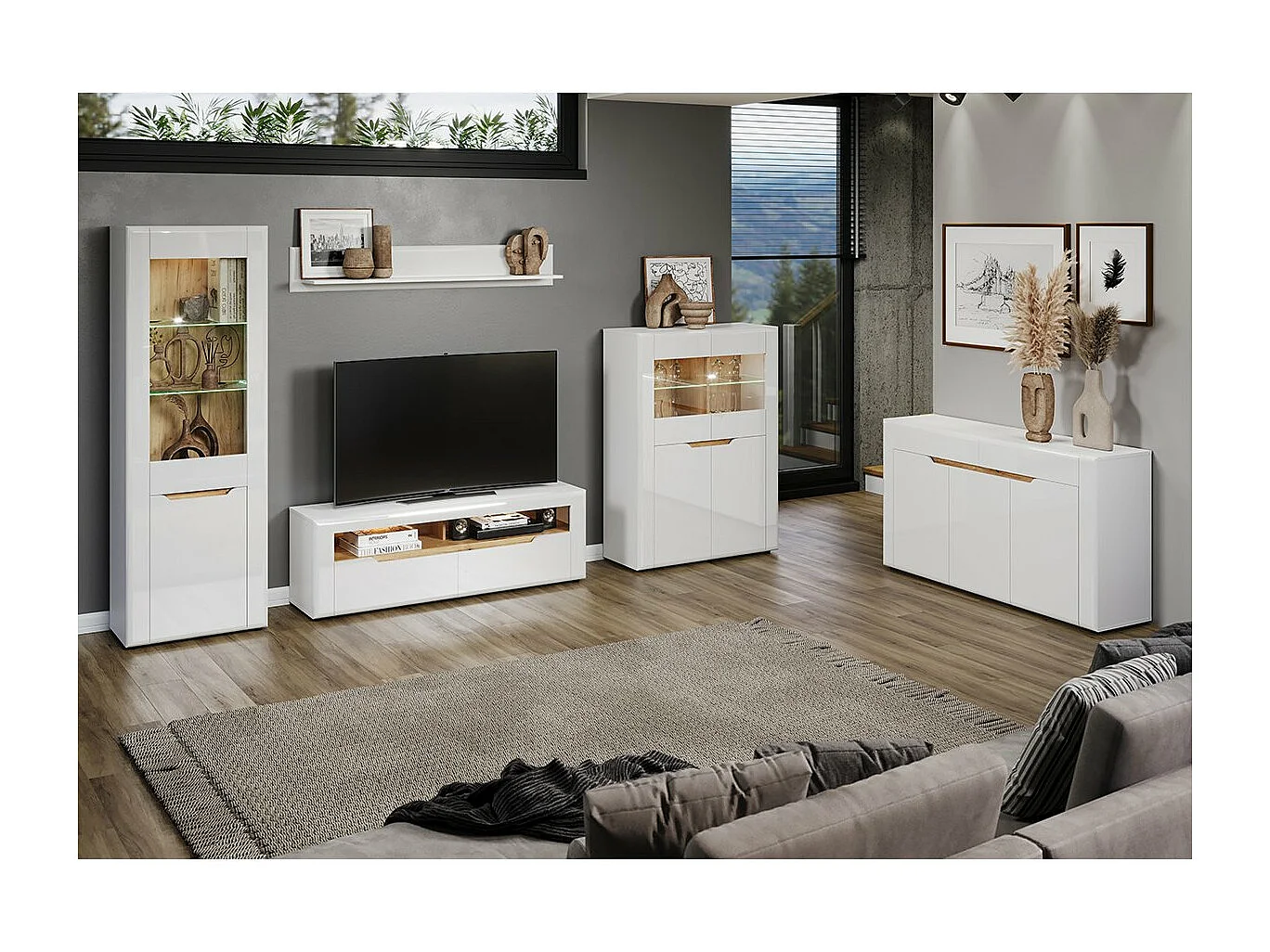 Armoire d'entrée 1 porte L64 cm - MARLON