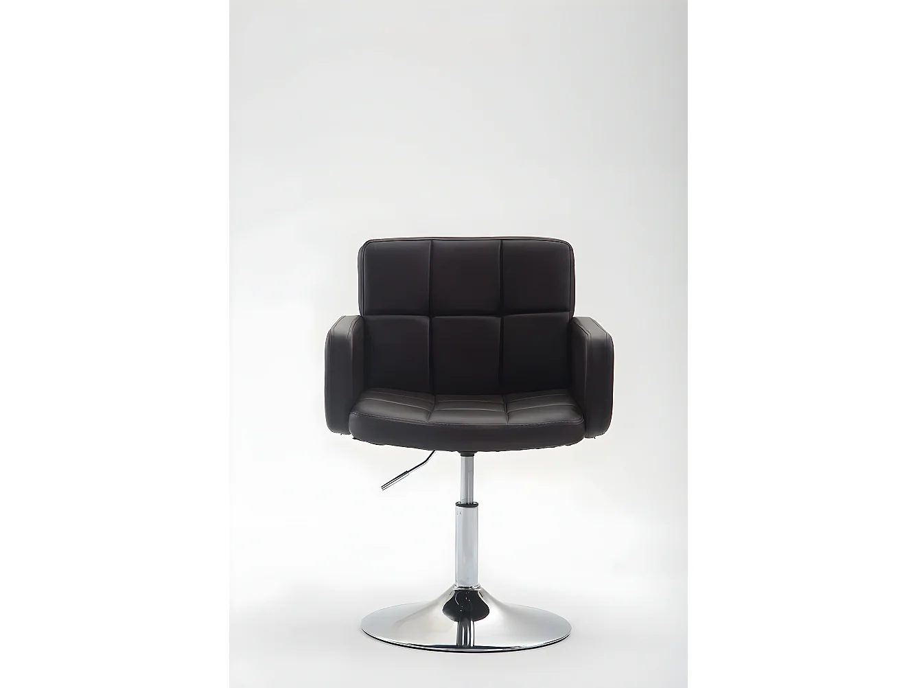 Chaise longue - Similicuir & Noyer - Marron - Los Angeles