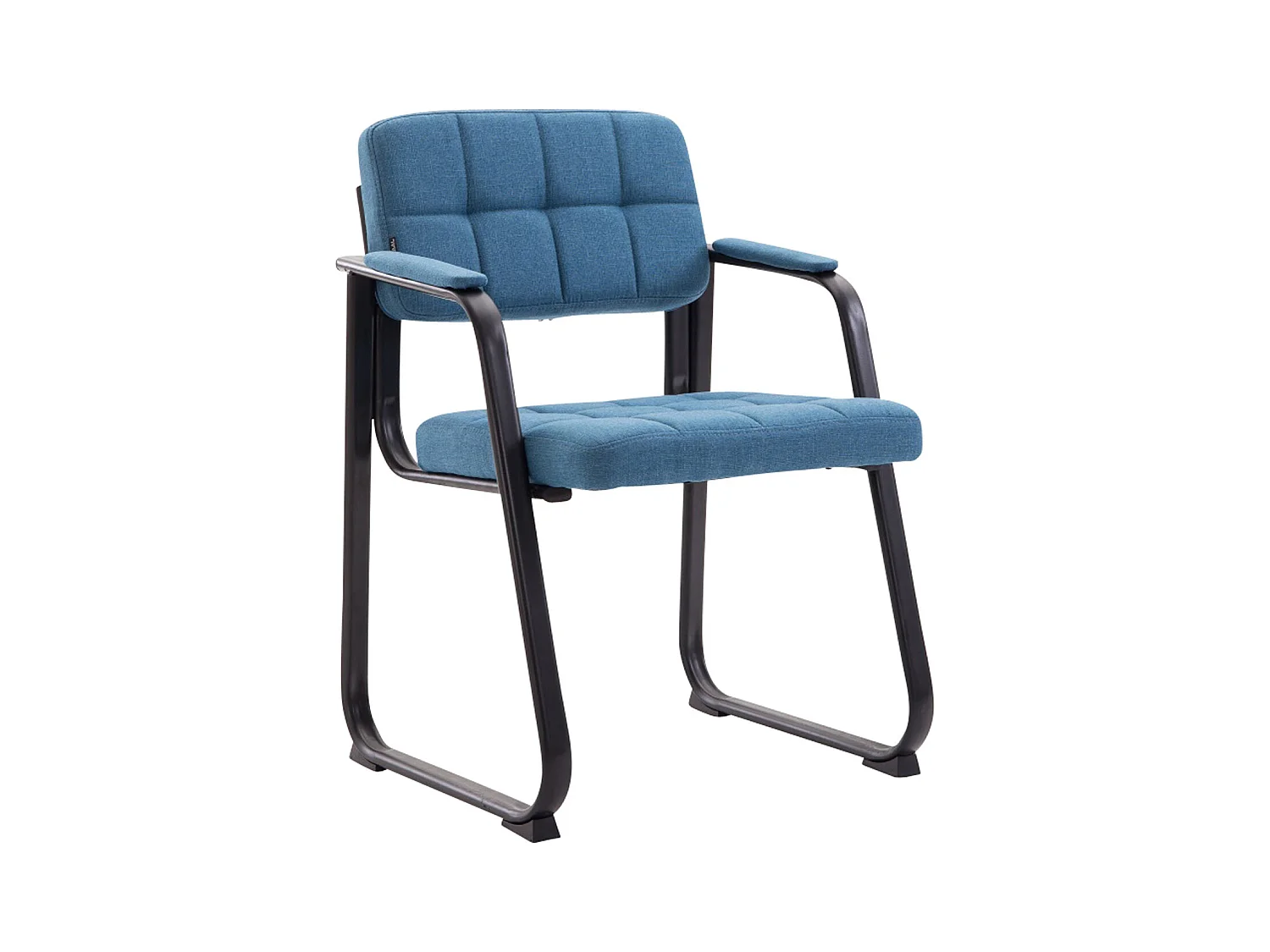 chaises avec accoudoirs - Tissu & Blanc - Bleu - Canada B