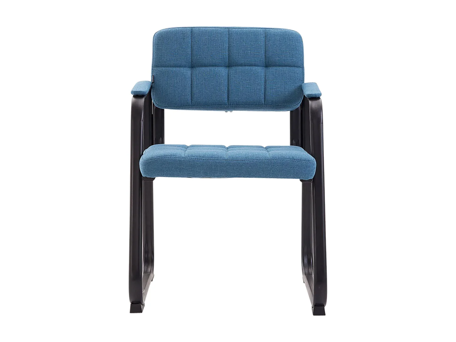 chaises avec accoudoirs - Tissu & Noir - Bleu - Canada B