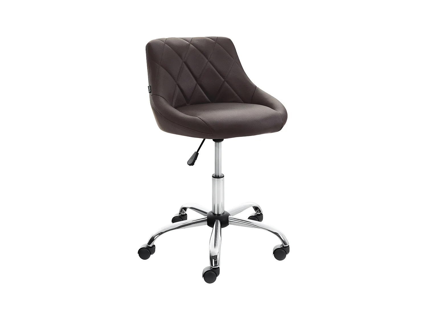 Chaise de bureau - Similicuir & Métal chromé - Lazio