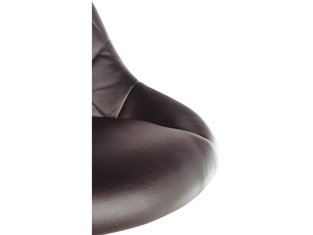 Chaise de bureau - Similicuir & Métal chromé - Lazio