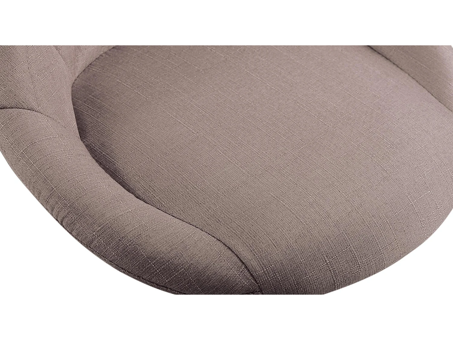 Tabouret de bureau - Tissu - Taupe - Lazio