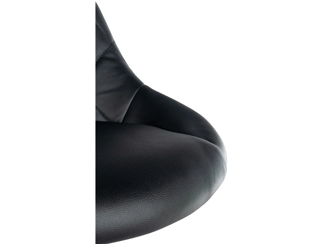 Chaise de bureau - Similicuir & Métal chromé - Lazio