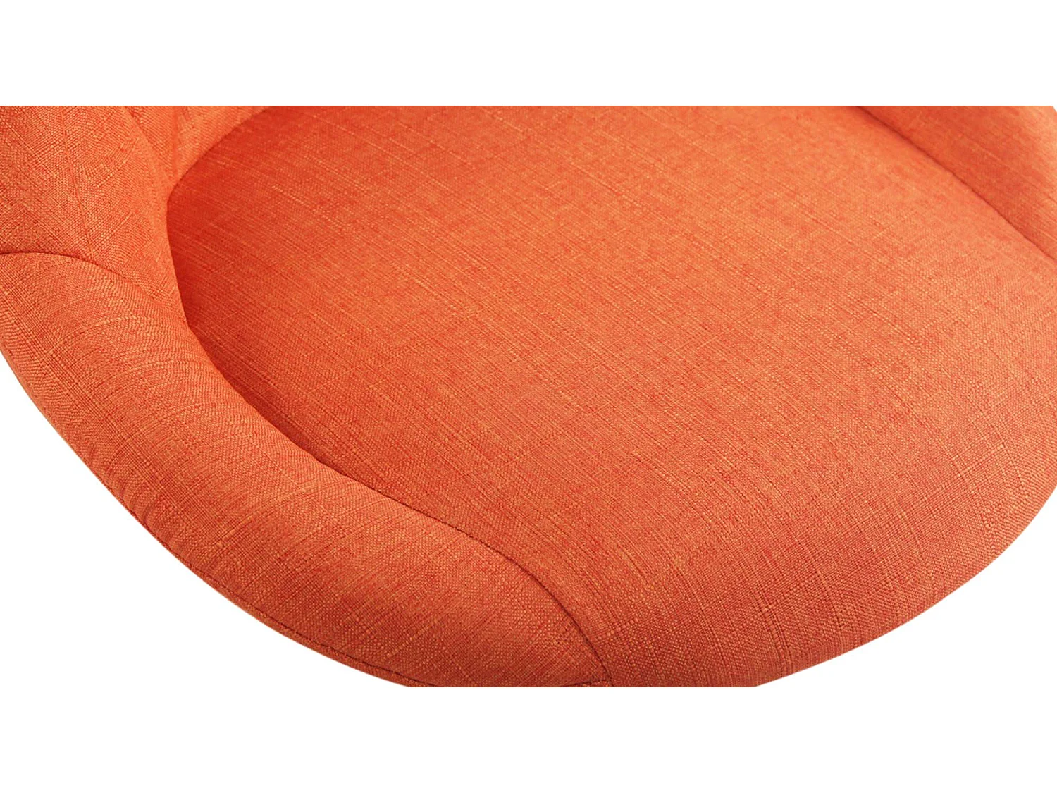 Tabouret de bureau - Tissu - Orange - Lazio