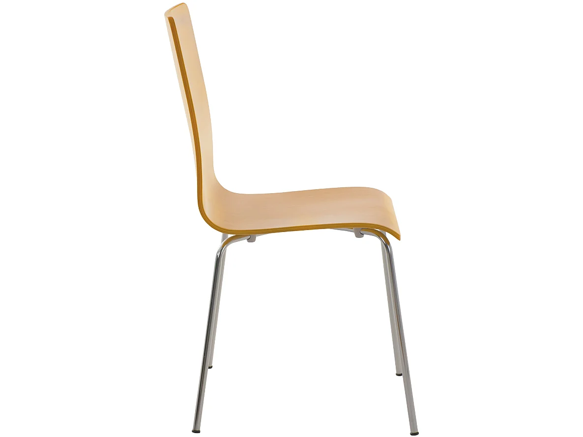 Lot de 4  Chaise de conférence - Bois & Nature - Nature - PEPE