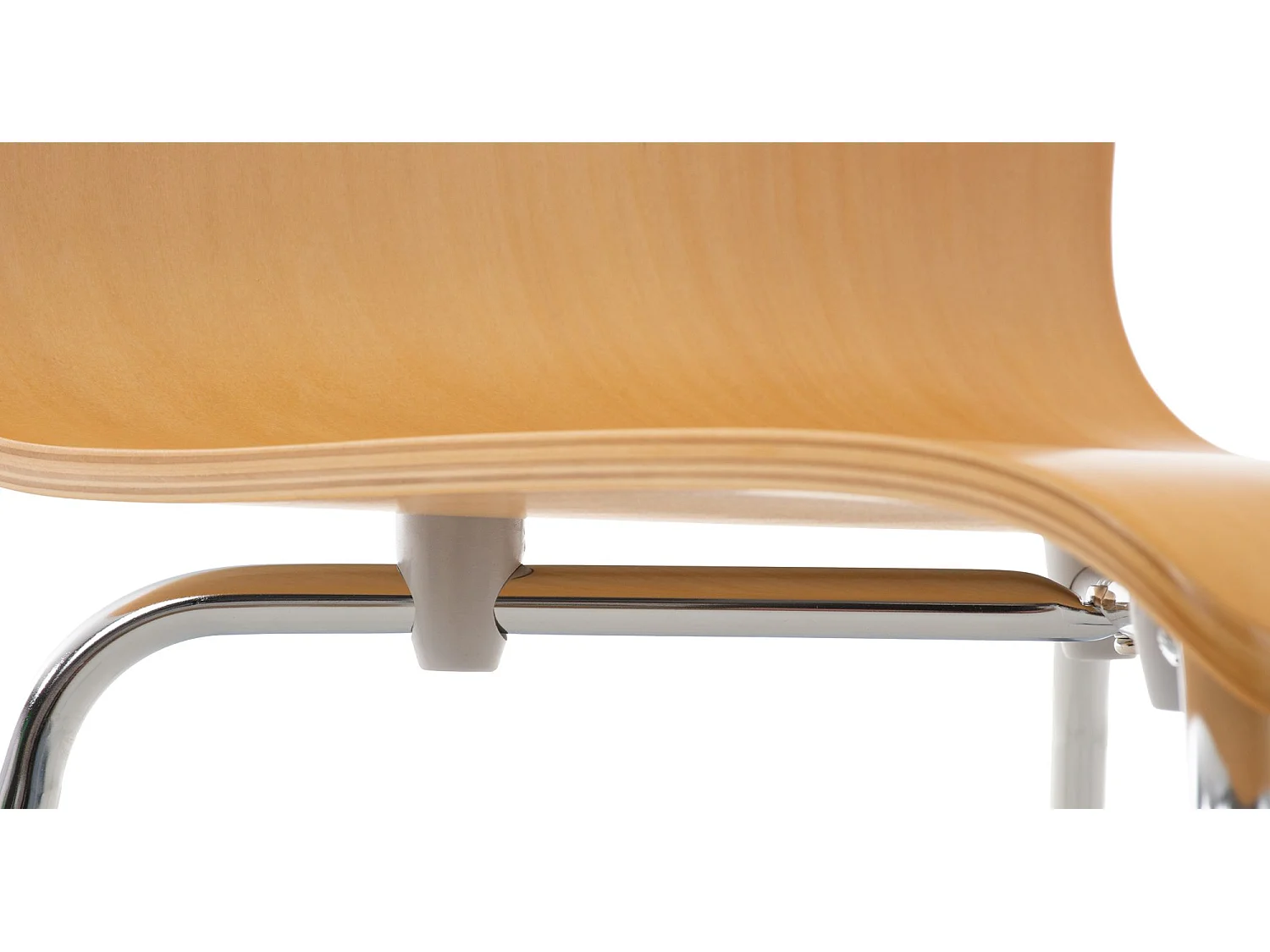 Lot de 4  Chaise de conférence - Bois & Nature - Nature - PEPE