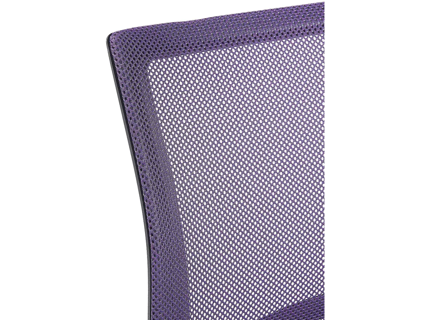 Chaise de bureau - Similicuir & Acier inoxydable - Violet - Genius