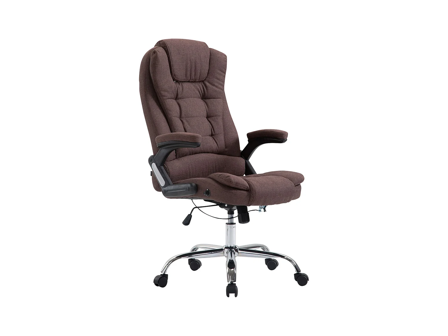 Chaise de bureau - Tissu & Nature - Marron - Thor