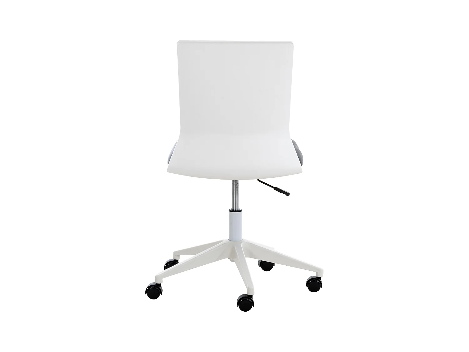 Chaise de bureau - Similicuir & Plastique - Gris - Apolda