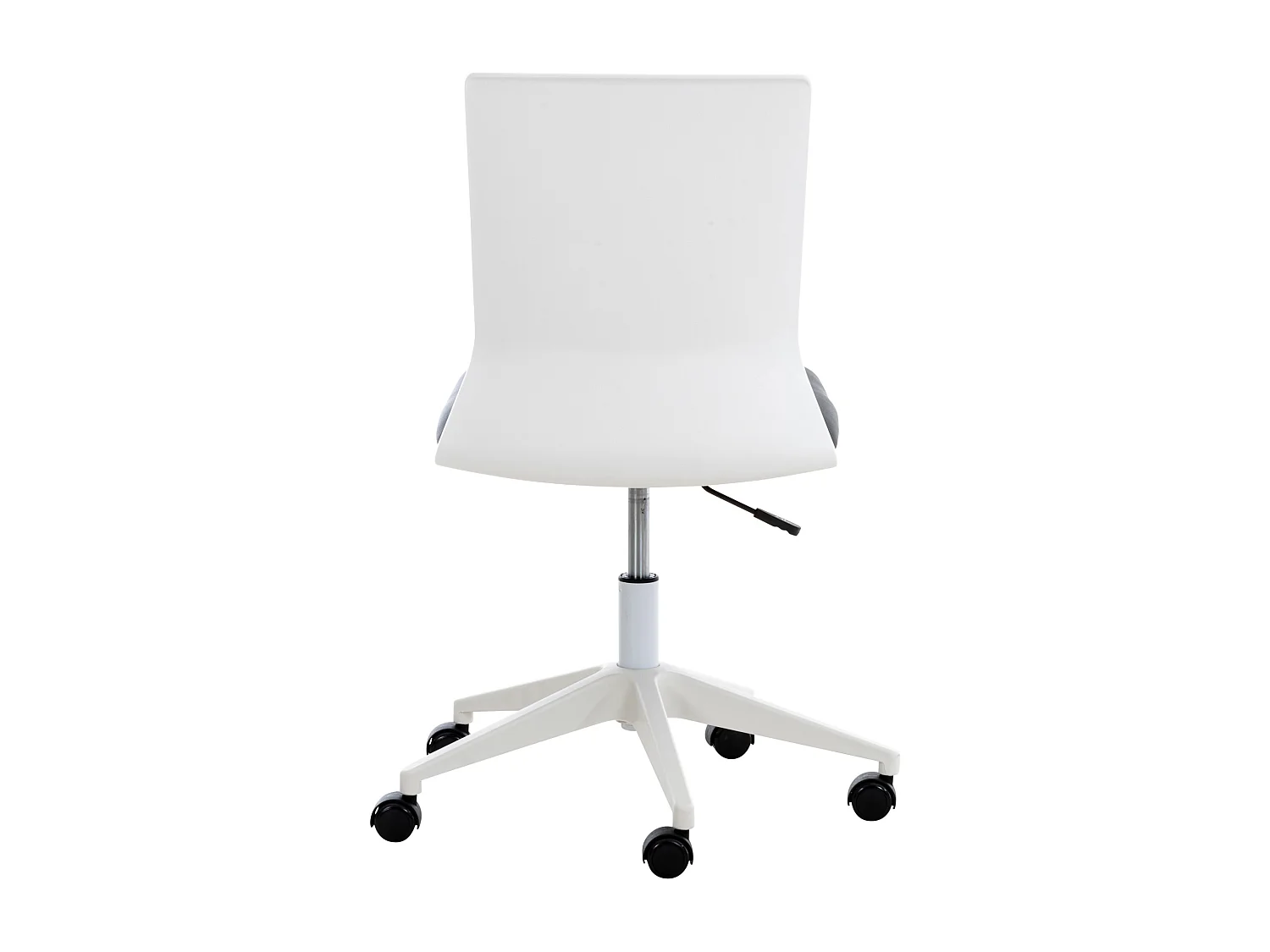 Chaise de bureau - Similicuir & Plastique - Gris - Apolda