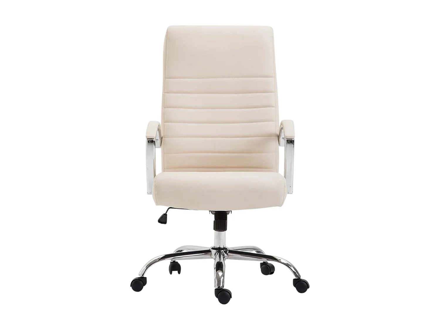 Chaise de bureau - Similicuir & Nature - Crème - Valais