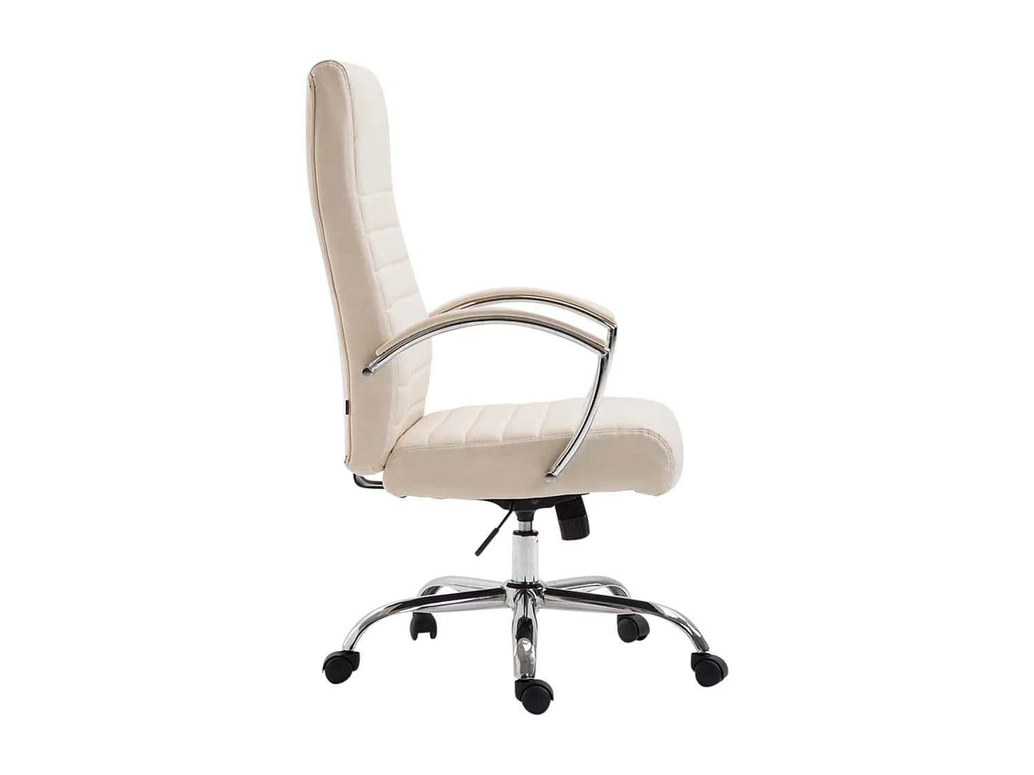 Chaise de bureau - Similicuir & Nature - Crème - Valais