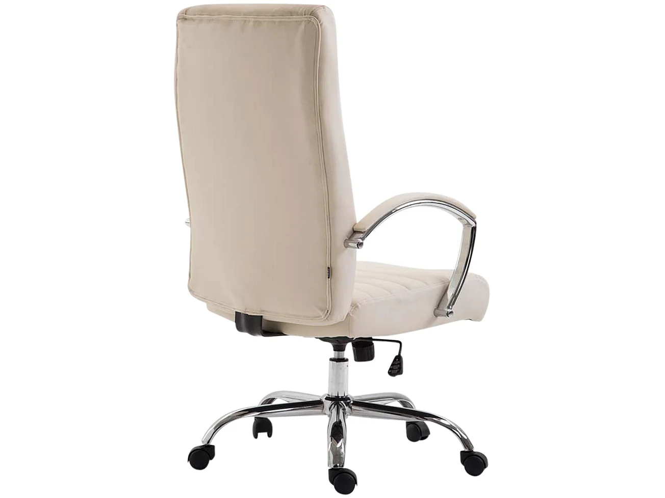 Chaise de bureau - Similicuir & Nature - Crème - Valais