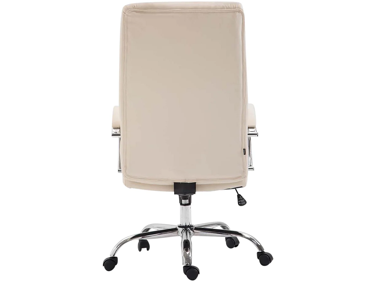 Chaise de bureau - Similicuir & Nature - Crème - Valais