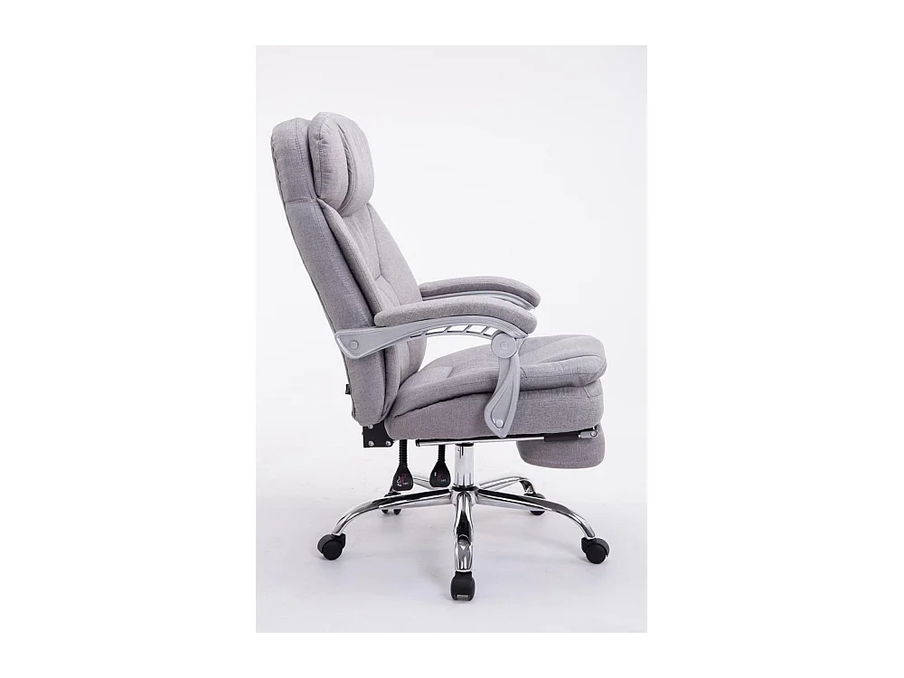 Sedia da ufficio - Tessuto - grigio - XL Troy