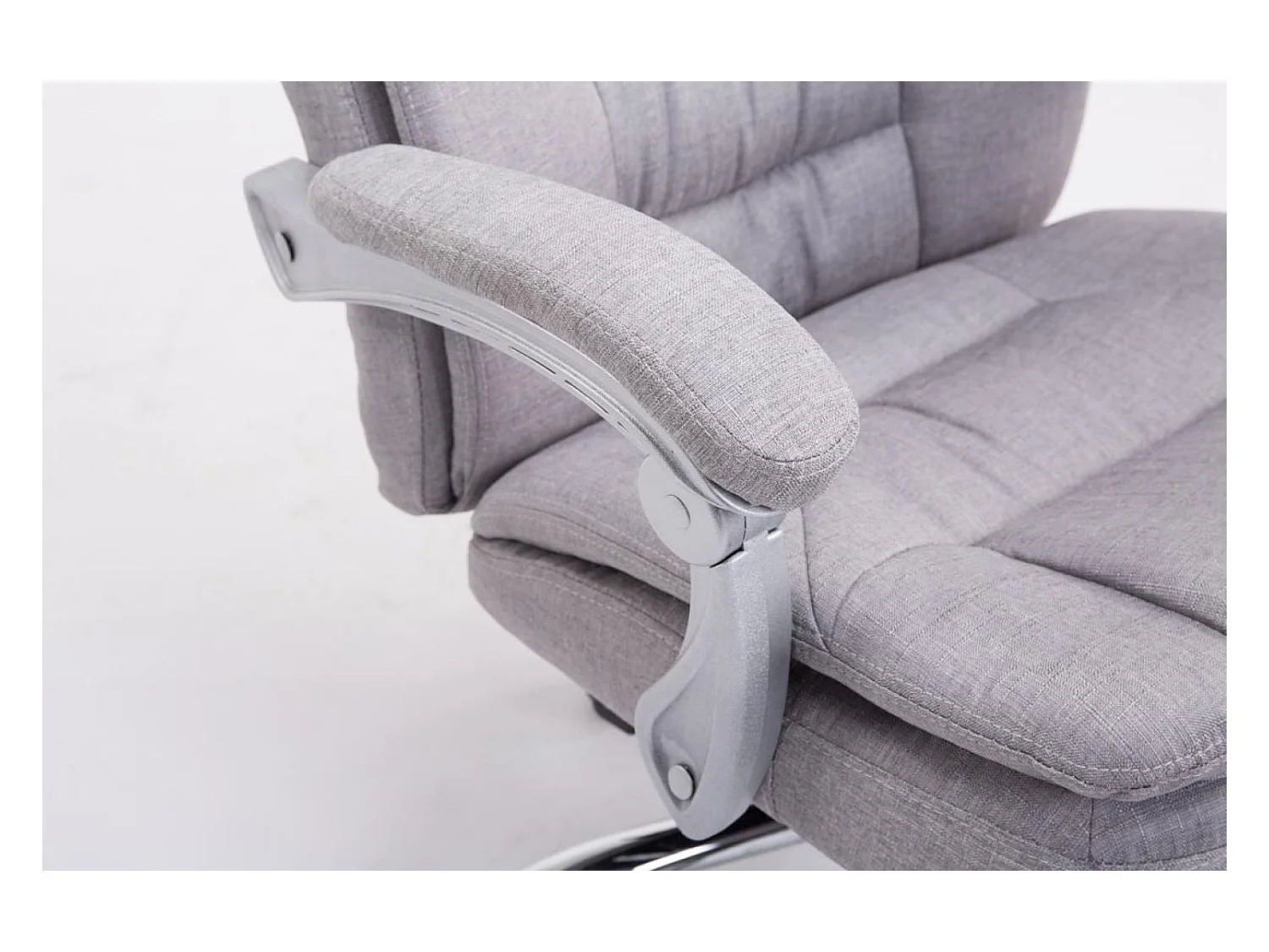 Sedia da ufficio - Tessuto - grigio - XL Troy