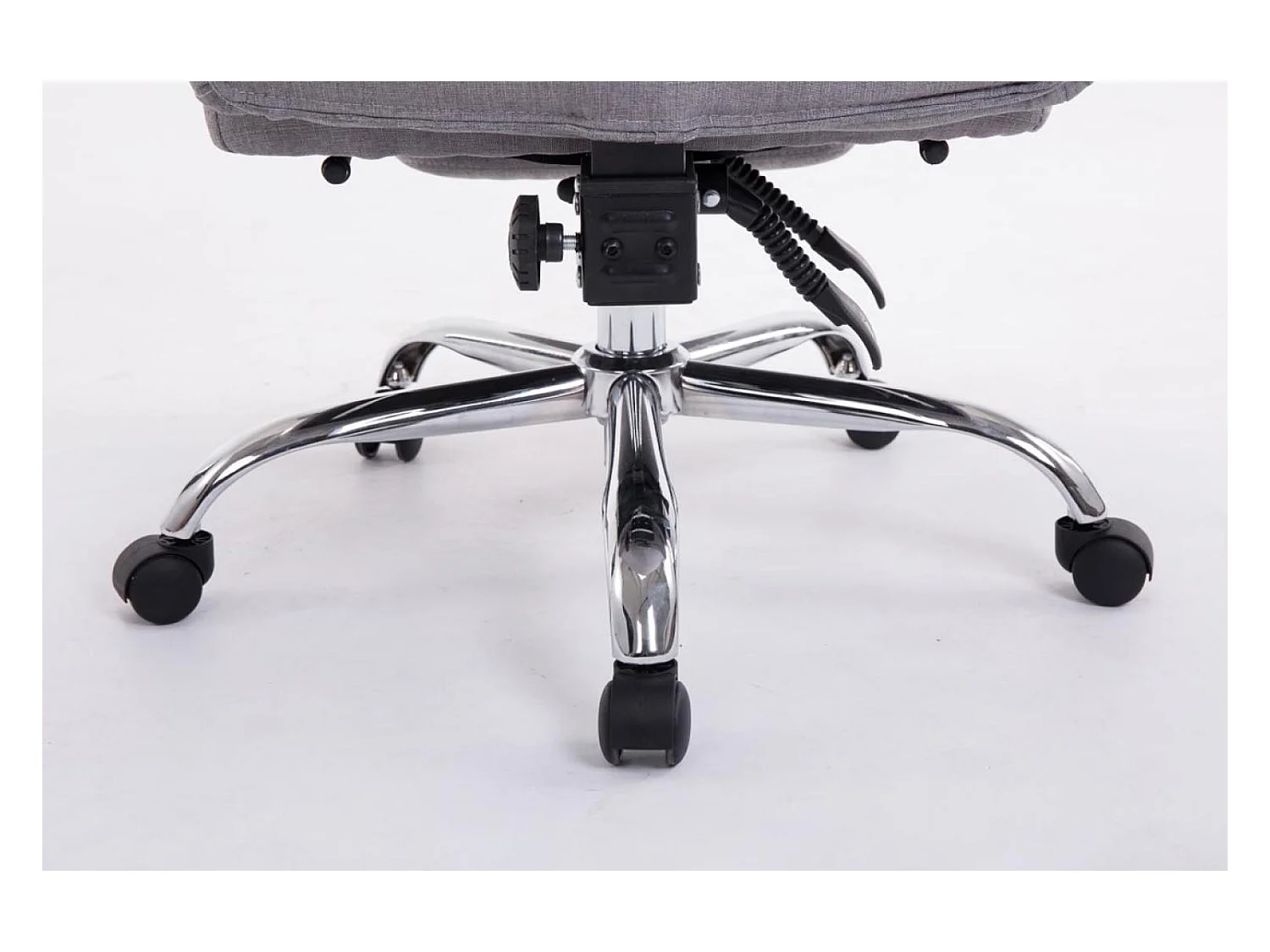 Sedia da ufficio - Tessuto - grigio - XL Troy