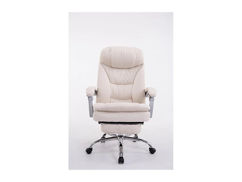 Bürosessel - Stoff - creme - XL Troy