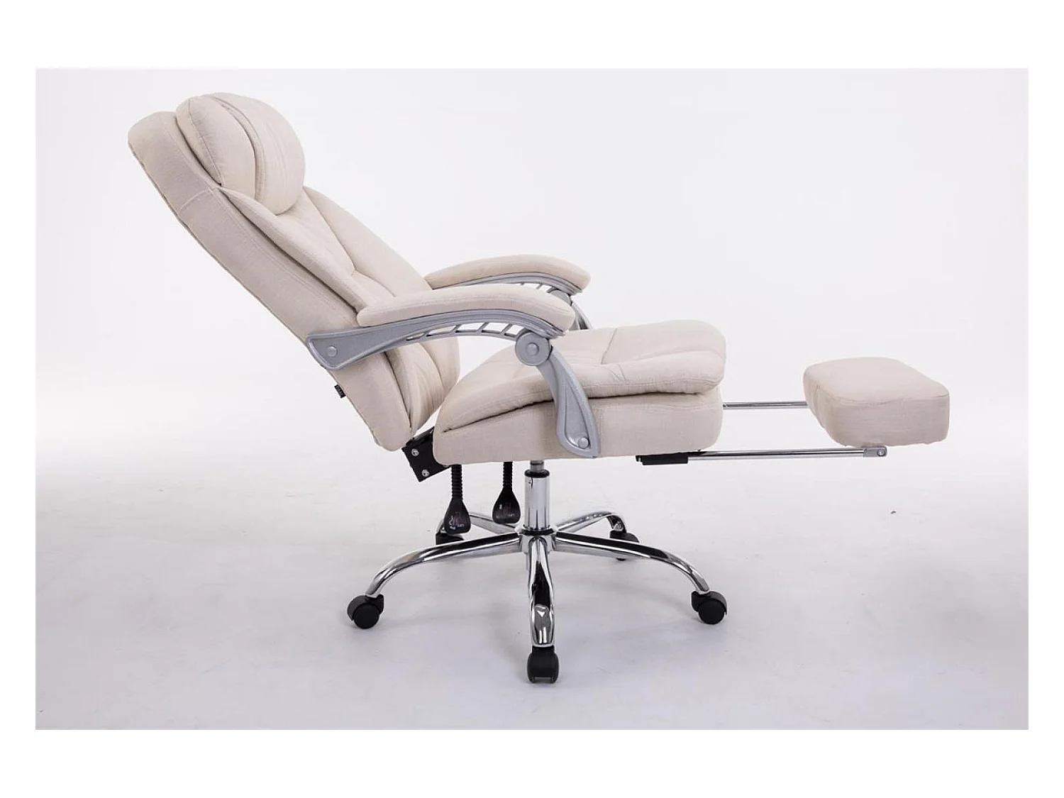 Bürosessel - Stoff - creme - XL Troy