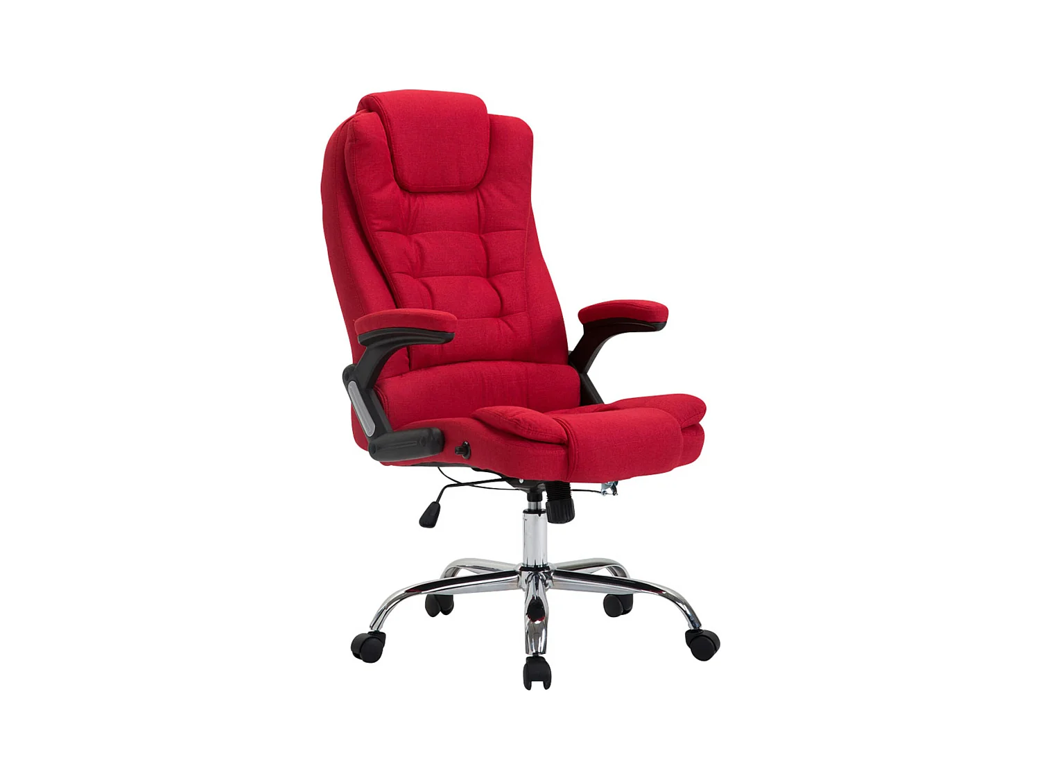 Chaise de bureau - Tissu & Nature - Rouge - Thor