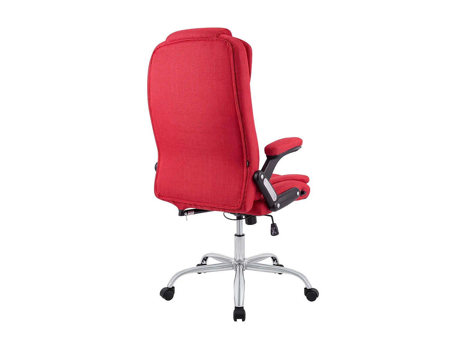 Chaise de bureau - Tissu - Rouge - Thor