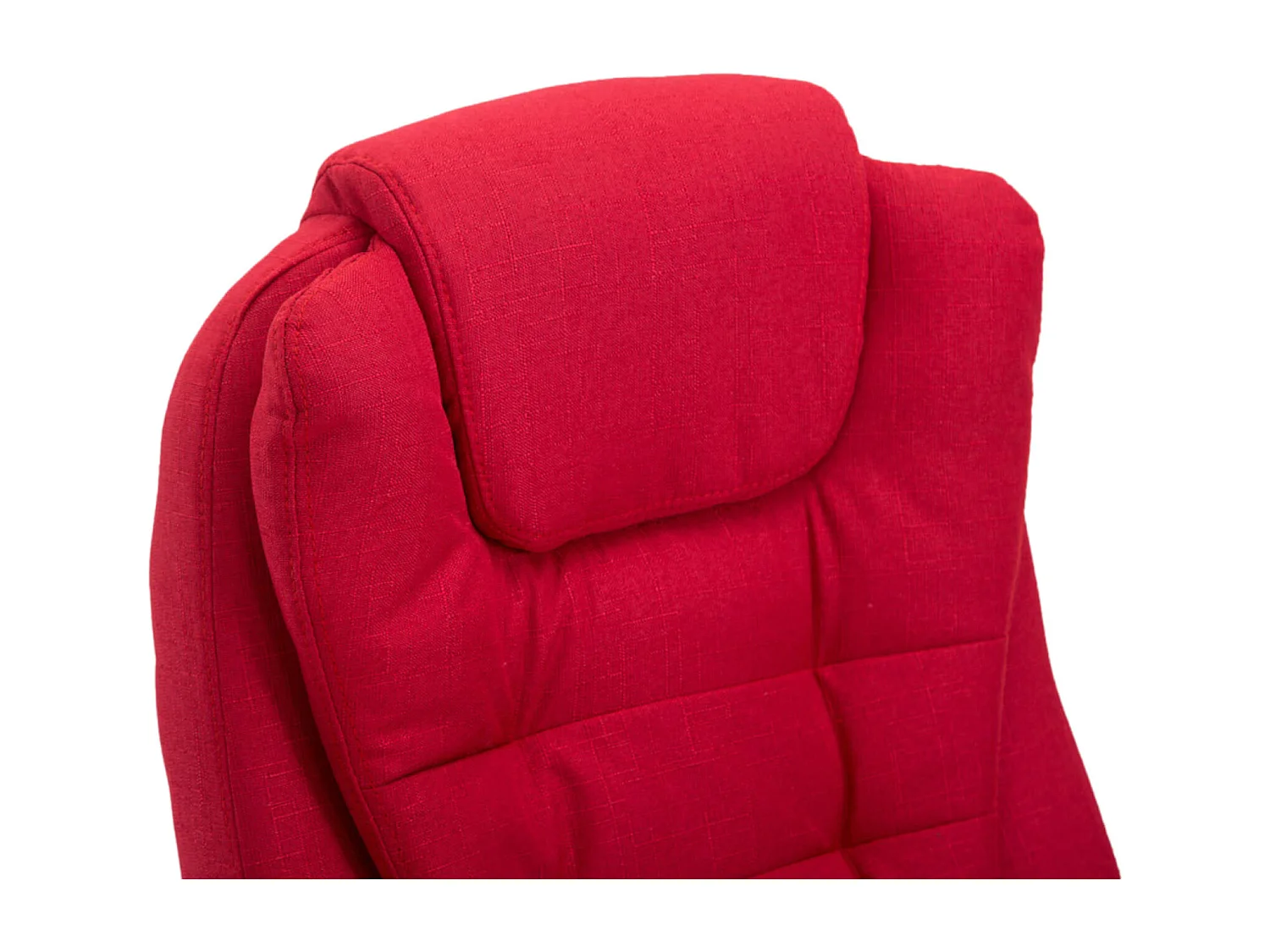 Chaise de bureau - Tissu - Rouge - Thor