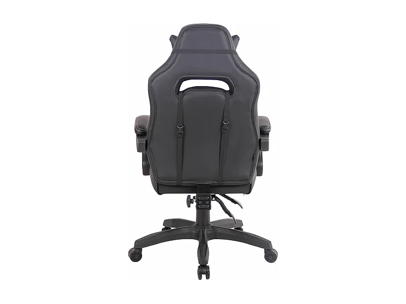 Bürosessel - Kunstleder & Kunststoff - schwarz/schwarz - Heat