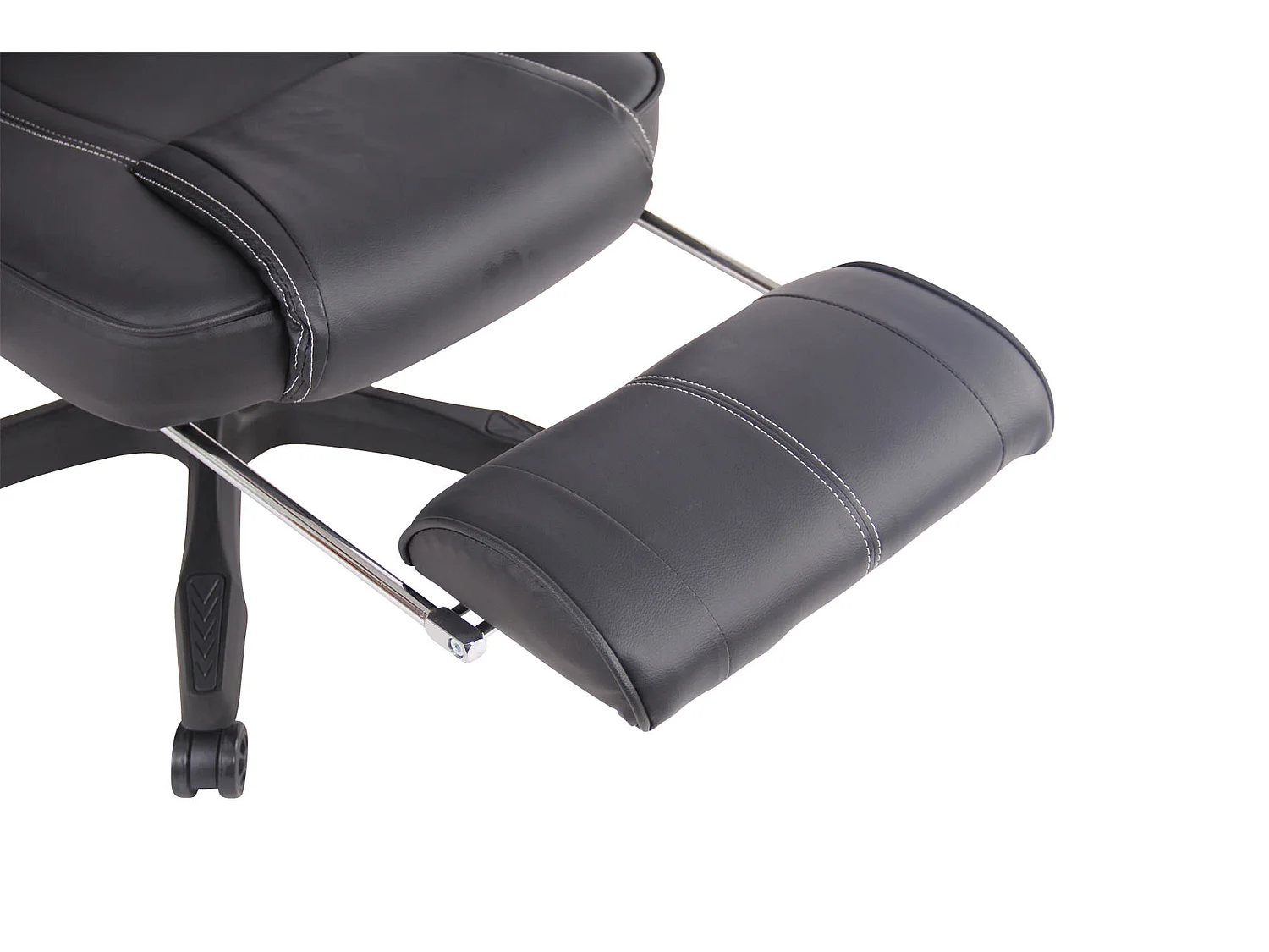 Bürosessel - Kunstleder & Kunststoff - schwarz/schwarz - Heat