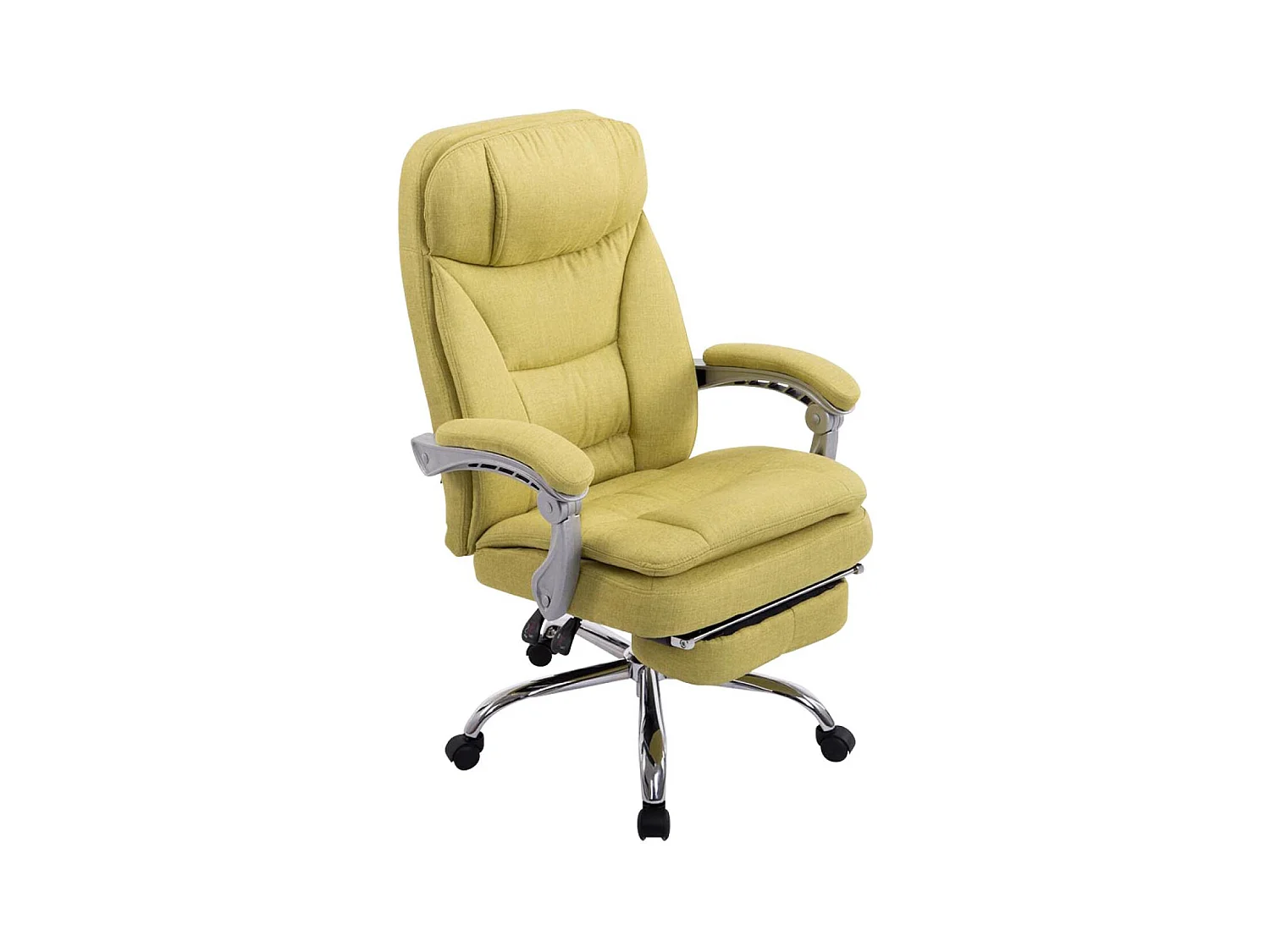 Chaise de bureau - Tissu - Vert - XL Troy