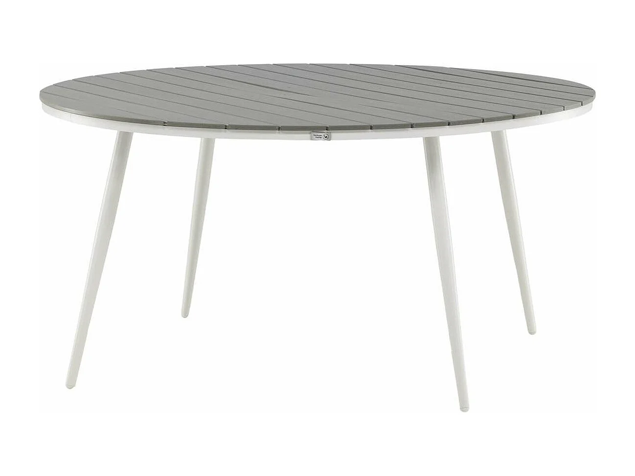 Table de Jardin Ronde "Break" 150cm Gris
